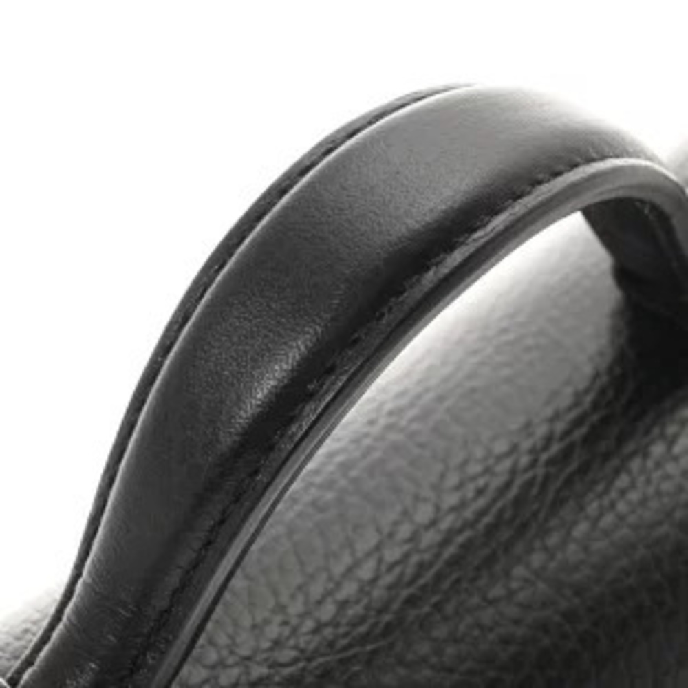 Gucci Interlocking GG Chain Shoulder Bag Black Leather Handbag - Picture 5 of 9